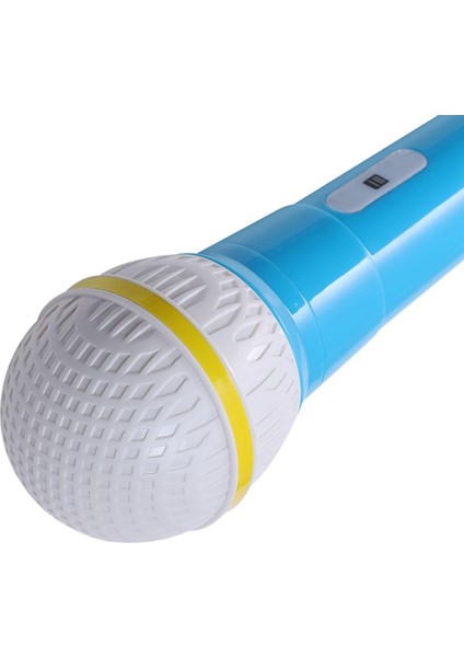 Şişme Mikrofon Prop Müzik Aksesuarı Oyuncak Mikrofon 20X5.3X1.1CM Mavi (Yurt Dışından)