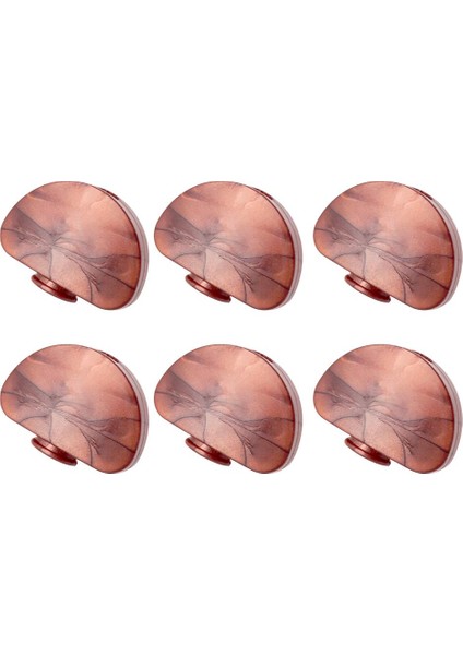 6 / Takım Elektrikli Mandal Tuner Kapakları Topuzlar Kırmızı (Yurt Dışından)