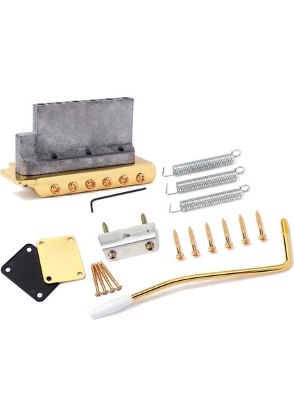 6 Strings Elektro Gitar Tremolo Köprü Dıy Luthier Aracı Altın (Yurt Dışından) indirimleri