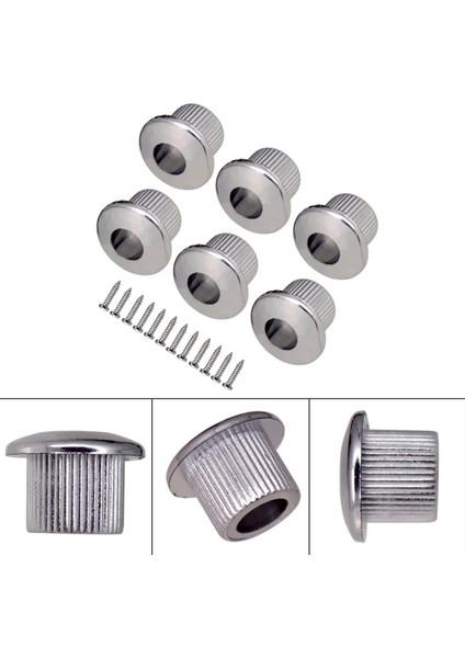 6x Krom Önüşüm Burçları Yüksükler I Somunları (Yurt Dışından) modelleri