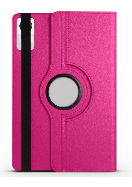Xiaomi Redmi Pad Se Pu Deri Dönebilen Standlı Kılıf Koyu Pembe indirimleri