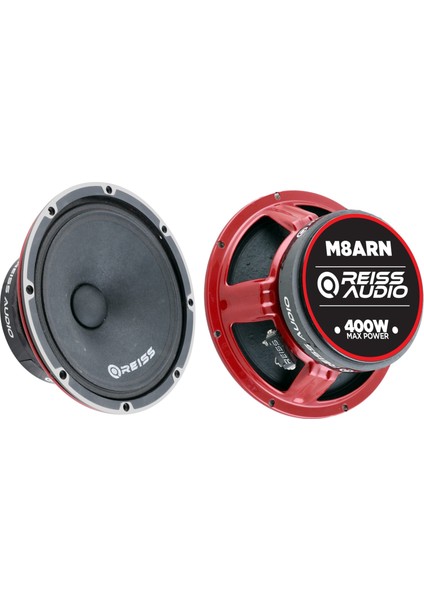 RS-M8ARN 400W Maksimum Güç 200W Rms Metal Kapaklı 20 cm Oto Midrange Hoparlör fiyatları