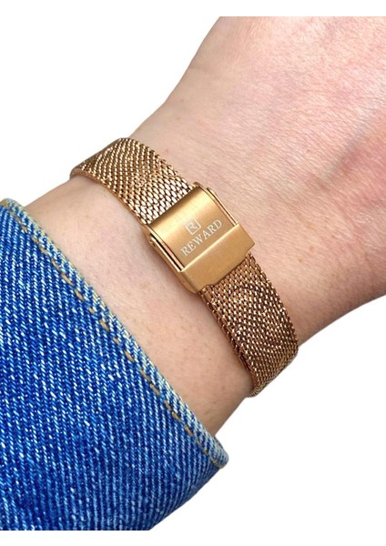 Su Geçirmez 2 Yıl Garantili Çelik Kordon Şık Kadın Kol Saati+Nazarlıklı Set modelleri