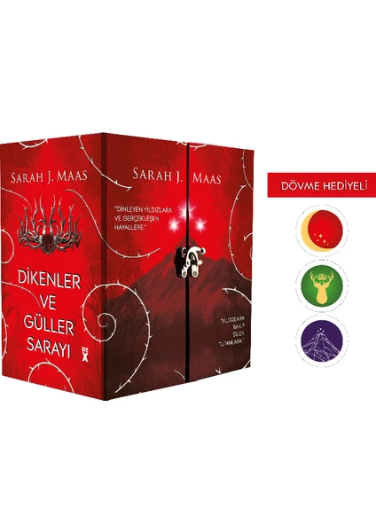 Dikenler ve Güller Sarayı Kutulu Set + Dövme  - Sarah J. Maas