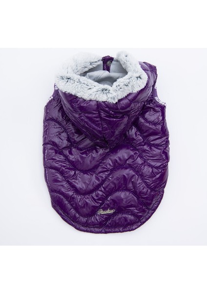 Mor Light Wave Anorak Yelek Köpek Yeleği Köpek Kıyafeti Köpek Yağmurluk Xl