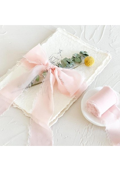 4x Saçak Ş Ipek Kurdele Buketleri Için Yıpranmış Kenarlar Ş Turuncu (Yurt Dışından) modelleri