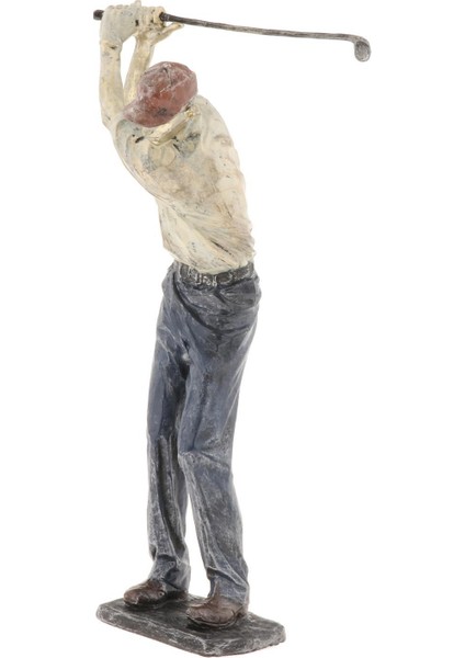 Golfçü Heykeli Süs Figürleri Kitaplık Dekorasyon B (Yurt Dışından) fiyatları