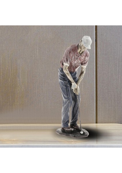 Modern Reçine Golfçü Heykeli El Sanatları Figürler Yapıt Ev Ecoration D (Yurt Dışından) indirimleri