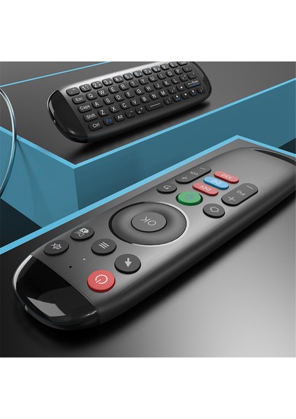 M6 Akıllı Uçan Hava Klavye Fare Mini Ses Uzaktan Kumanda Android Dizüstü Tv Kutusu Için Arkadan Aydınlatmalı (Yurt Dışından)