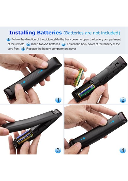 Smart Tv Uzaktan Kumandasının Değiştirilmesi Için Evrensel, Kızılötesi Uzaktan Kumanda, Prime Video, Düğmeler ile (Yurt Dışından) indirimleri