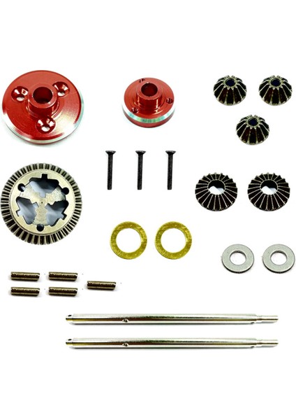 Metal Arka Diferansiyel FY01 FY02 FY03 FY04 FY05 FY06 FY07 FY08 1/12 Rc Araba Yükseltme Parçaları Aksesuarları (Yurt Dışından)
