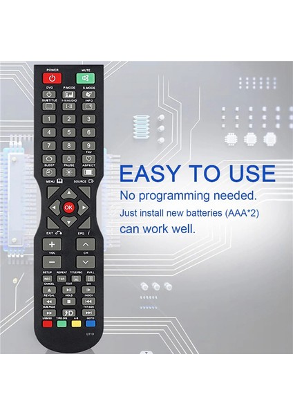 QT1D Tv Uzaktan Kumandası Için Uzaktan Kumanda (Yurt Dışından)