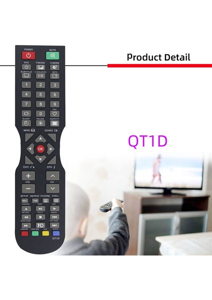 QT1D Tv Uzaktan Kumandası Için Uzaktan Kumanda (Yurt Dışından)