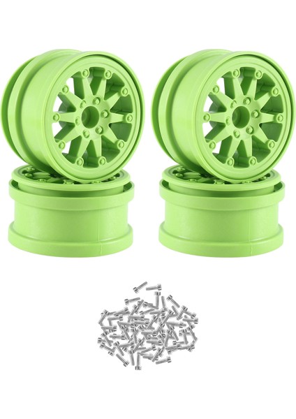4 Adet Plastik Beadlock 2.2 Tekerlek Poyra Jant 1/10 Rc Paletli Araba Eksenel SCX10 Wraith Capra RR10 RBX10 Trx4,1 (Yurt Dışından)