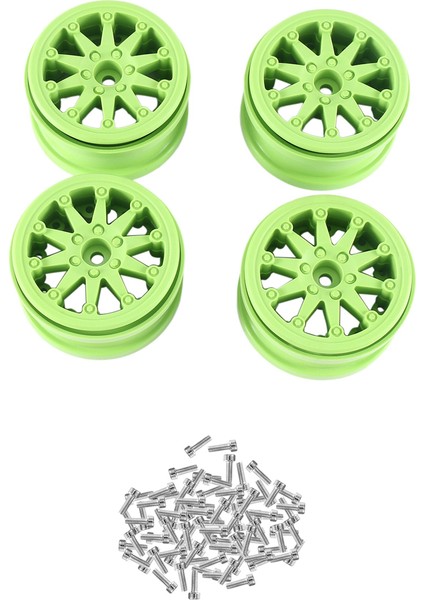 4 Adet Plastik Beadlock 2.2 Tekerlek Poyra Jant 1/10 Rc Paletli Araba Eksenel SCX10 Wraith Capra RR10 RBX10 Trx4,1 (Yurt Dışından)