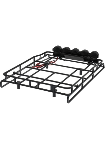 Bagaj Taşıyıcı Portbagaj LED Tavan Işık ile Mn D90 D99S MN98 MN99S Mn-90 1/12 Rc Araba Yükseltme Parçaları (Yurt Dışından) fırsatları