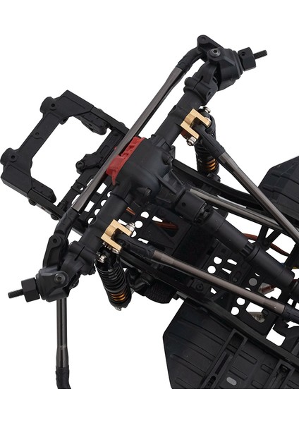 4 Adet Pirinç Ön ve Arka Aks Alt Şok Bağlantı Bağlantı Montajı Eksenel SCX10 Iı 90046 90047 1/10 Rc Paletli Araba Parçaları (Yurt Dışından)