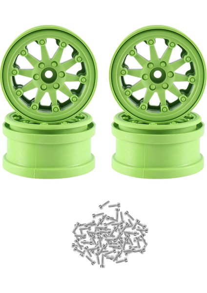 4 Adet Plastik Beadlock 2.2 Tekerlek Poyra Jant 1/10 Rc Paletli Araba Eksenel SCX10 Wraith Capra RR10 RBX10 Trx4,1 (Yurt Dışından)
