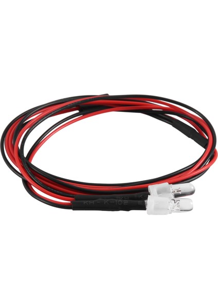 5 Adet 2led 5mm Farlar Rc Aksesuar LED Işıkları 1/10 Model Drift Otomobil Araç Için, Beyaz (Yurt Dışından) fırsatları