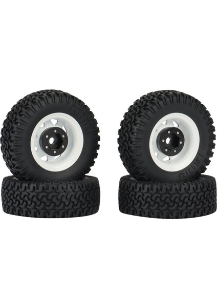 4 Adet 1.55 Metal Beadlock Jant Lastik Seti 1/10 Rc Paletli Araba Eksenel Jr 90069 D90 CC01 LC70,1 (Yurt Dışından)