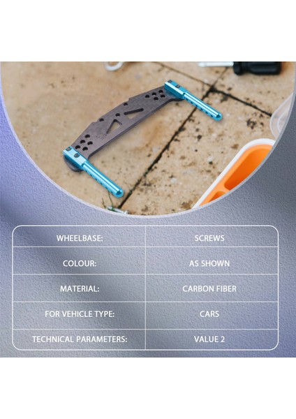 TT01 Tt-01 1/10 Rc Araba Yükseltme Parçaları Için Gövde Direkleri ile Karbon Fiber Ön ve Arka Şok Kulesi (Yurt Dışından)