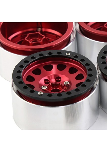4 Adet 2.2 Inç Beadlock Jant Tekerlek Hub 1/10 Rc Paletli Araba Eksenel SCX10 Wraith Capra RR10 RBX10 Trx4, 2 (Yurt Dışından)