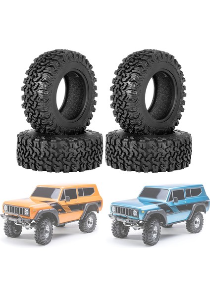 4 Adet 90MM 1.9 Kauçuk Lastik Tekerlek Lastikleri 1/10 Rc Paletli Araba Trx4 D90 Eksenel SCX10 Iı Iıı Redcat (Yurt Dışından)