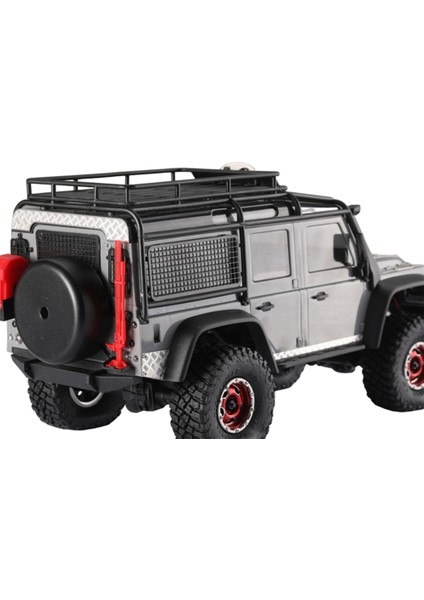 Metal Çelik Kuyruk Çatı Kızak Plakası Trim Dekoratif Levha TRX4M 1/18 Rc Paletli Araba Yükseltme Parçaları, 1 (Yurt Dışından)
