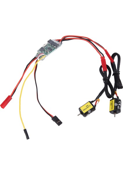 1 Adet Çift Yönlü Çift Yönlü Fırçalanmış Esc 2s-3s Lipo 5A Esc Hız Kontrolü ile 2 Adet 030 88T Fırçalanmış Motor Rc Modeli Için (Yurt Dışından)