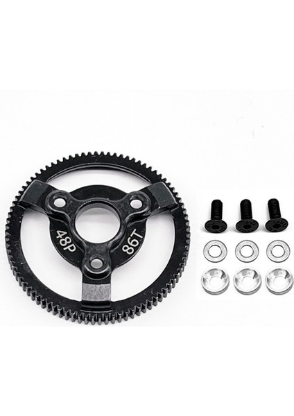Slash 2WD Vxl Bandit Stampede Drag Slash Yükseltme Parçaları Için Sertleştirilmiş Çelik 48P Düz Dişli, 86T (Yurt Dışından)