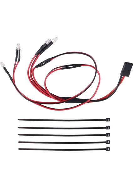 4 LED 3mm Farlar Arka Lambalar TRX4M Yükseltme Parçaları Için LED Işıklar Kiti 1/18 Rc Paletli Araba (Yurt Dışından)