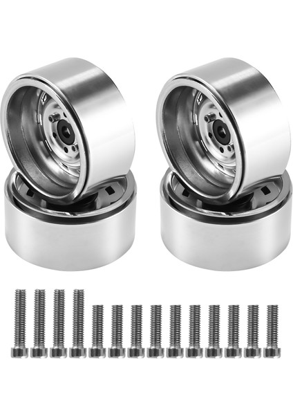 4 Adet Ralli 1.9 Metal Beadlock Tekerlek Göbeği Jant 1/10 Rc Paletli Eksenel SCX10 90046 AXI03007 Trx4 D90,1 (Yurt Dışından) indirimleri