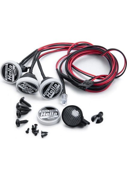Adet LED Işık Kiti Farlar Spot Eksenel SCX10 Wraith RR10 Trx4 Trx6 1/10 Rc Paletli Araba Yükseltme Parçaları (Yurt Dışından) fiyatları