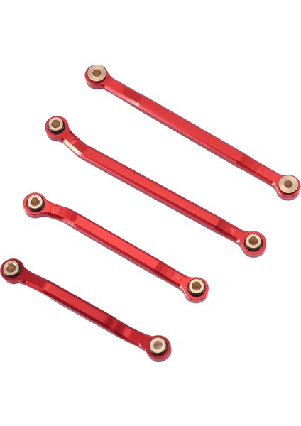 8 Adet Metal Yüksek Boşluk Süspansiyon Bağlantı Çubuğu Seti 9749 TRX4M 1/18 Rc Paletli Araba Yükseltme Parçaları, Kırmızı (Yurt Dışından)