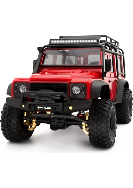 Metal 16 LED 8 Modları Tavan Işık Çubuğu Tavan Lambası TRX4M Trx4-M 1/18 Rc Paletli Araba Yükseltme Parçaları (Yurt Dışından)