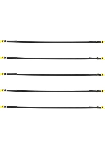 5 Adet Rc Araba Çatı Bagaj Rafı Halat Süslemeleri Askı 1/10 Rc Paletli Araba Eksenel SCX10 Trx4 D90 CC01, Sarı (Yurt Dışından)