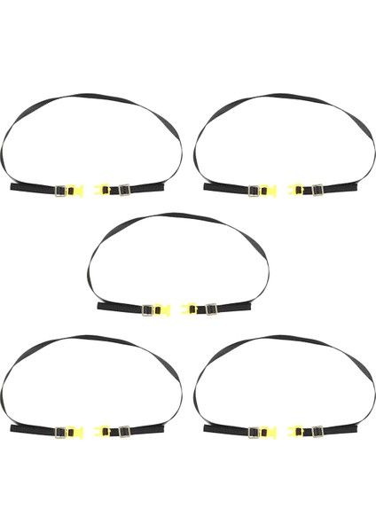 5 Adet Rc Araba Çatı Bagaj Rafı Halat Süslemeleri Askı 1/10 Rc Paletli Araba Eksenel SCX10 Trx4 D90 CC01, Sarı (Yurt Dışından)