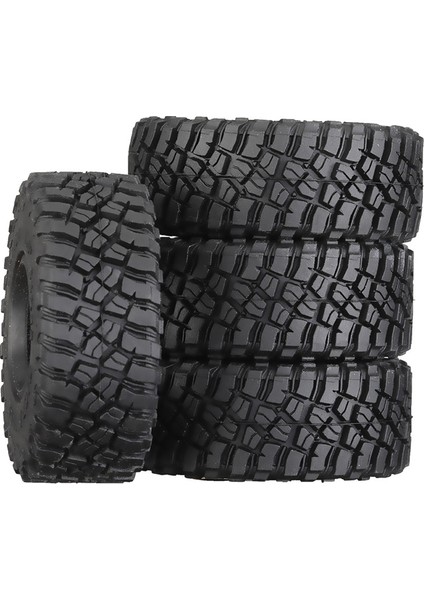 4 Adet 55MM 1.0 Süper Yumuşak Lastik Lastik Için 1/18 1/24 Rc Paletli Araba Eksenel SCX24 AX24 TRX4M Fms FCX24 (Yurt Dışından)
