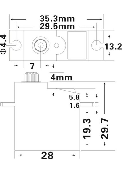 18G 3.5 kg Metal Dişli Dijital Servo ve Metal Servo KOLU-1181MG C14 C24 Mn D90 MN99S Rc Araba Yükseltme Parçaları (Yurt Dışından)