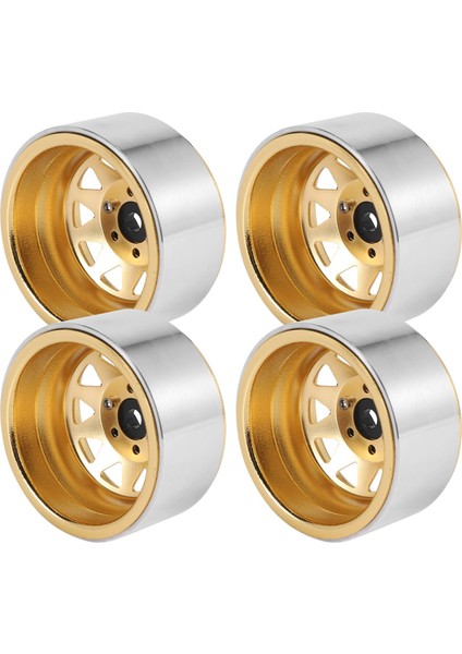 4 Adet Vagon Metal 1.9 Beadlock Tekerlek Göbeği Jant 1/10 Rc Paletli Eksenel SCX10 90046 Trx4 D90 (Yurt Dışından) fiyatları