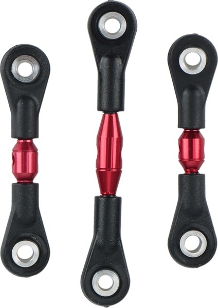 3 Adet Metal Direksiyon Çubuğu Bağlantı Çubuğu Rot Tt-01 TT01 1/10 Rc Araba Yükseltme Parçaları Aksesuarları, Kırmızı (Yurt Dışından) fiyatları