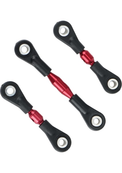 3 Adet Metal Direksiyon Çubuğu Bağlantı Çubuğu Rot Tt-01 TT01 1/10 Rc Araba Yükseltme Parçaları Aksesuarları, Kırmızı (Yurt Dışından) modelleri