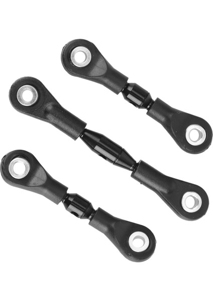 3 Adet Metal Direksiyon Çubuğu Bağlantı Çubuğu Rot Tt-01 TT01 1/10 Rc Araba Yükseltme Parçaları Aksesuarları, Siyah (Yurt Dışından)