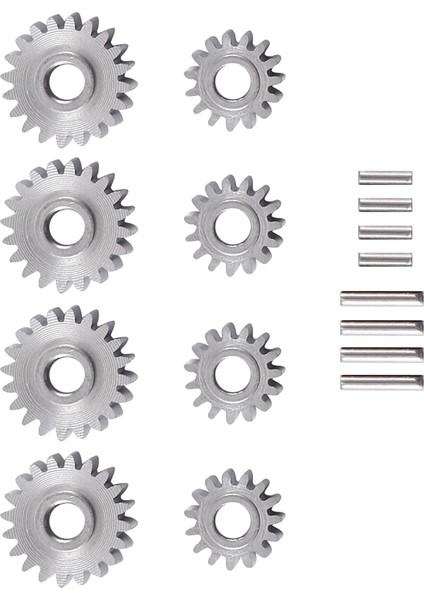 8 Adet Çelik Portal Aks Dişli Seti 20T 15T 1/24 Fms FCX24 Rc Paletli Araba Yükseltme Parçaları (Yurt Dışından)