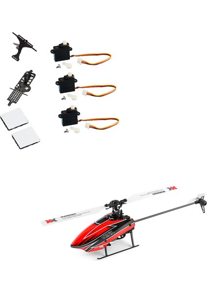 1 Takım Xk K110 Yükseltme K110S Servo Ana Çerçeve ve Servo Plaka Xk K110 K110S Rc Helikopter Yükseltme Parçaları (Yurt Dışından)
