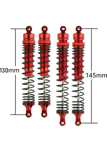 4 Adet Metal Amortisör Eksenel RBX10 Ryft 1/10 Rc Paletli Araba Yükseltme Parçaları Aksesuarları, 2 (Yurt Dışından)