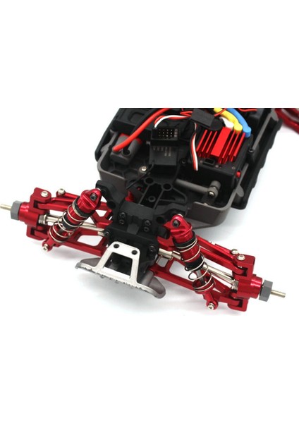 Metal Direksiyon Düzeneği Hbx 16889 16889A 16890 16890A SG1601 SG1602 1/16 Rc Araba Yükseltmeler Parça Kiti, Kırmızı (Yurt Dışından)