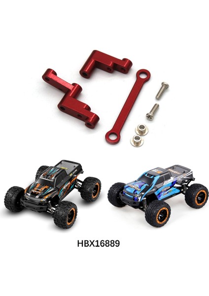 Metal Direksiyon Düzeneği Hbx 16889 16889A 16890 16890A SG1601 SG1602 1/16 Rc Araba Yükseltmeler Parça Kiti, Kırmızı (Yurt Dışından)