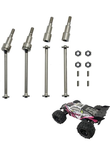 Metal Ön ve Arkadan Çekişli Motosiklet Mili Cvd Tahrik Mili Scy 16101 16102 16103 16201 Pro 1/16 Fırçasız Rc Araba Yükseltme Parçaları (Yurt Dışından)