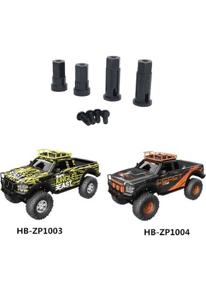 4 Adet Metal Tekerlek Altıgen Hub Sürücü Adaptörü Birleştirici Oyuncaklar Için ZP1001 ZP1002 Zp 1001 Zp 1002 1/10 Rc Araba Yükseltme Parçaları (Yurt Dışından)